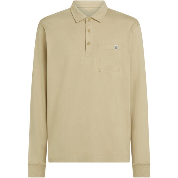 2026 O'Neill Mens O'riginals Long Sleeve Polo 2600021 - Olive Blush